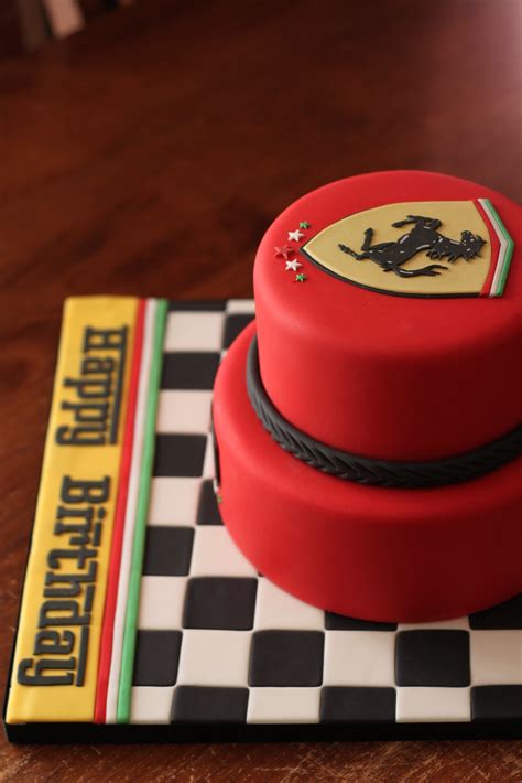 See more party planning ideas at catchmyparty.com! Ferrari inspired cake | Andrea Sullivan | Flickr