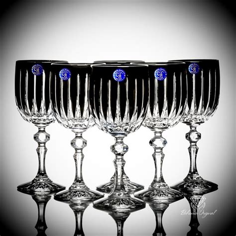 Red Wine Crystal Glasses 220ml Bohemia Crystal Original Crystal From Czech Republic