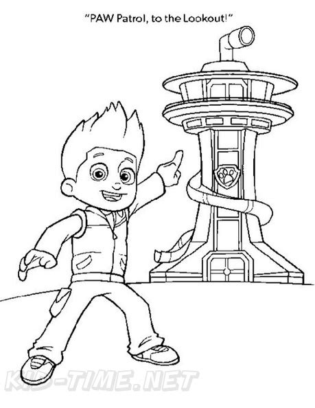 21 Beautiful Images Ryder Coloring Pages Paw Patrol Ryder Coloring