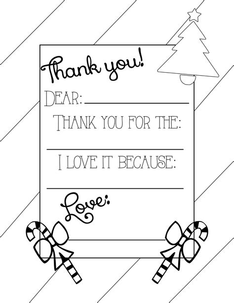 I think your kids are going to love them…. Printable Thank You Cards for Kids: Free Coloring Page ...