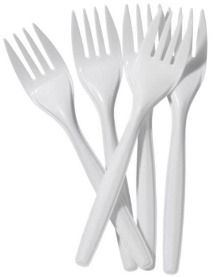 Forks Whiteplastic Plastilon Packaging