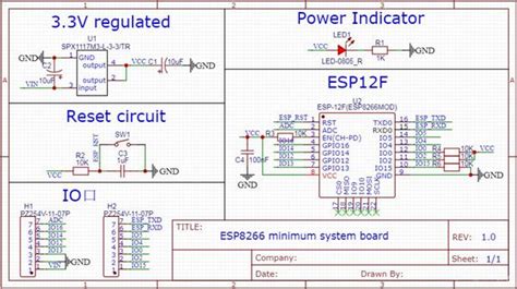 Esp8266 Minimum System Board Share Project Pcbway