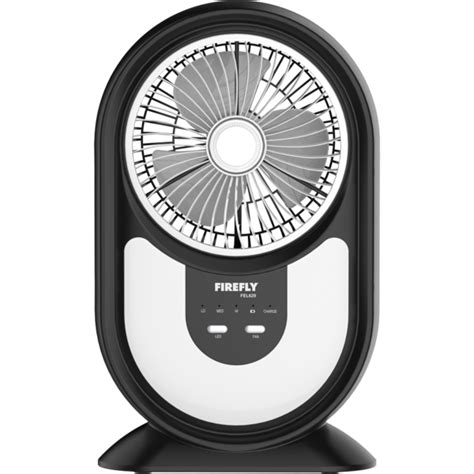 Firefly Rechargeable 7 Mini Table Fan With Night Light Firefly