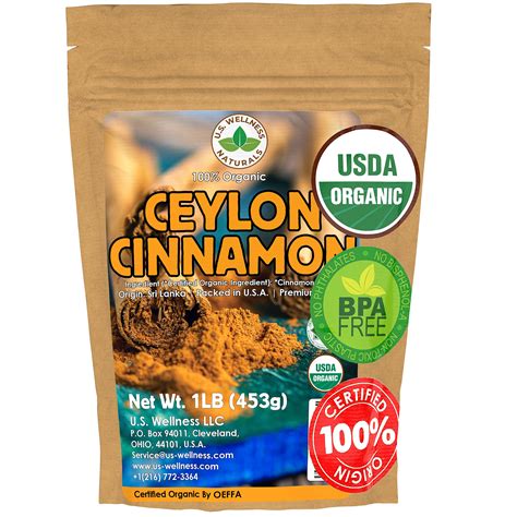 Buy Ceylon Cinnamon Powder 1lb 100 Certified Freshly Ground