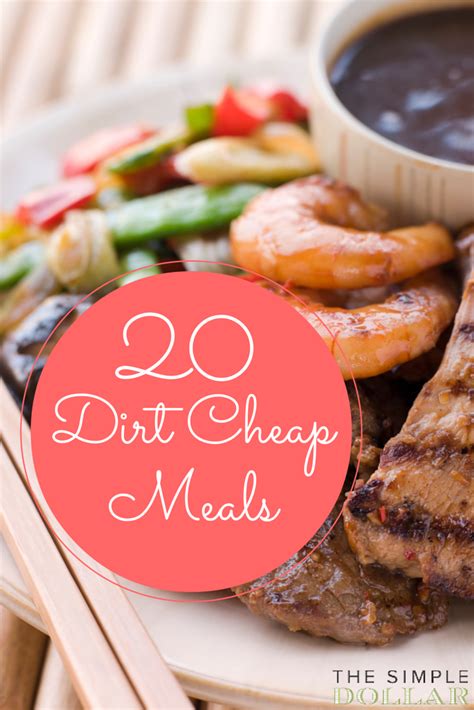 26 Favorite Cheap-and-Easy Meals | Dirt cheap meals, Cheap ...