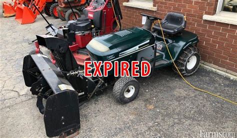 Craftsman Lawn Tractor W Snow Blower For Sale