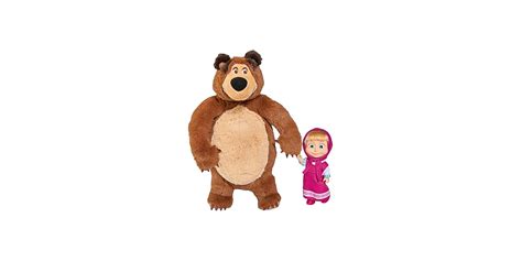 Simba Masha Set Plush Bear With Doll Small 109301072