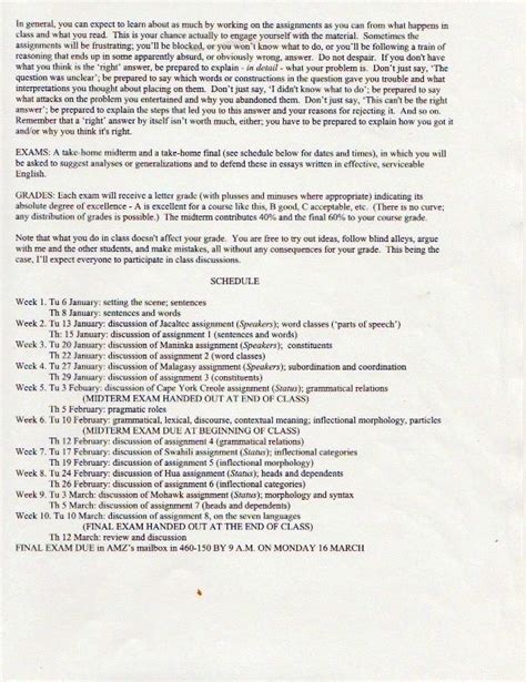 Syntax Assignments From Years Ago Arnold Zwicky S Blog 26892 Hot Sex Picture