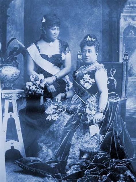 Queen Kapiolani And Princess Liliu 1887 London Hawaiian History