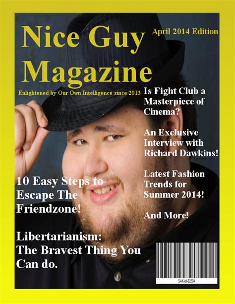The mod maker of this mod has full permission to take this page down. Nice Guy Magazine (School Project) by inconceivablenotions ...