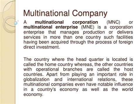 Multinational Company Copy