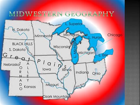 Ppt Mid West Regions Of The United States Powerpoint Presentation