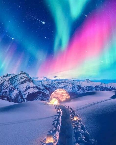 Северное сияние Northern Lights Wallpaper Northern Lights Scenery