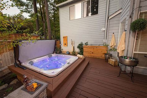 backyard hot tub paradise restored landscaping hot tub backyard hot tub garden hot tub
