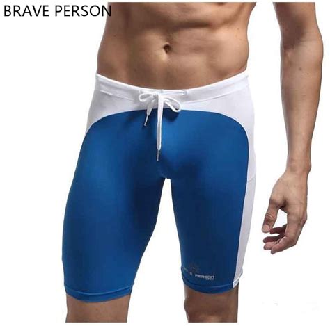 Brave Person Brand Sexy Men Swimwear Shorts Swimsuit Swimming Swim Briefs Surf Beachwear Trunks