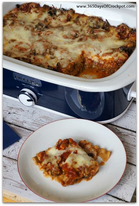 slow cooker pesto mushroom lasagna 365 days of slow cooking and pressure cooking