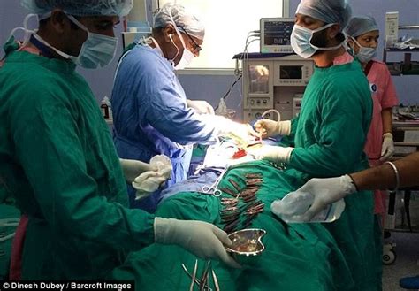 Indian Mans Life Is Saved By Surgeons After He Swallows 40 Knives