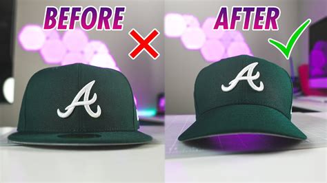 How To Curve The Brim Of Your Hat Tutorial Youtube