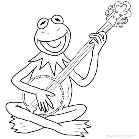 Muppets Animal In The Drum Coloring Pages Printable