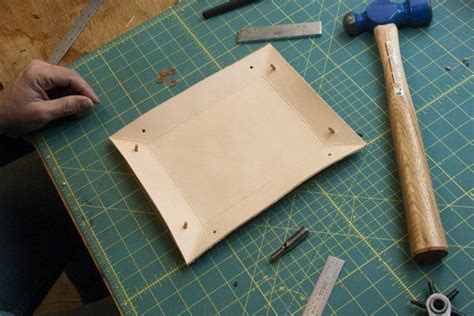 Place this tray on your desk or dresser, where you can easily toss the contents of your pockets into it at the end of the day. DIY Home Decor: How to Make a Leather Valet Tray | Leather valet tray, Diy leather gifts ...