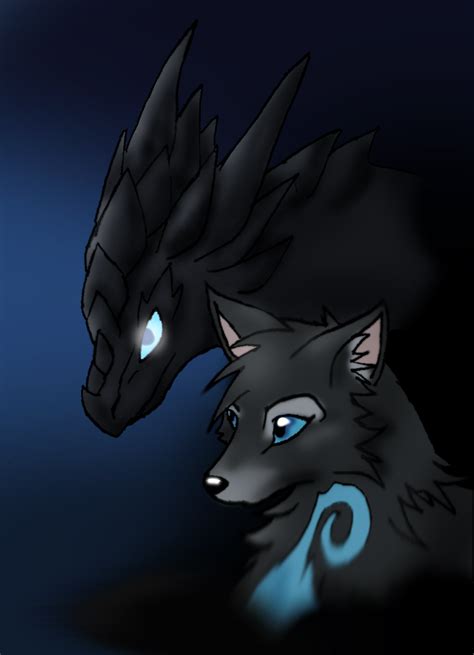 Dragon Wolf By Bedupolker On Deviantart