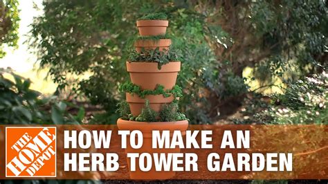 Herb Tower Garden Container Gardening Youtube
