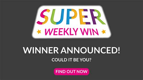 Super Weekly Winner Revealed