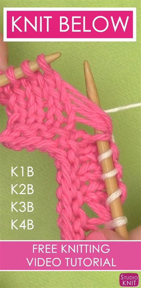 This woman knits with the largest knitting needles in the world. How to Knit Below Knitting Technique with Studio Knit ...