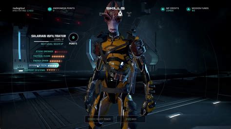 Mass Effect Andromeda Salarian Infiltrator Skill Review