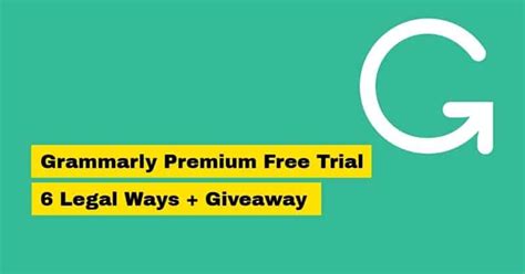 Grammarly premium free trial student. How to Get Grammarly Premium Free Trial Giveaway (2020)