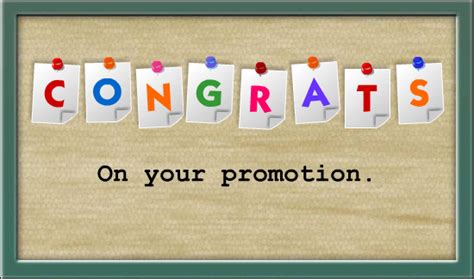 Congratulations On Your Promotion Clip Art