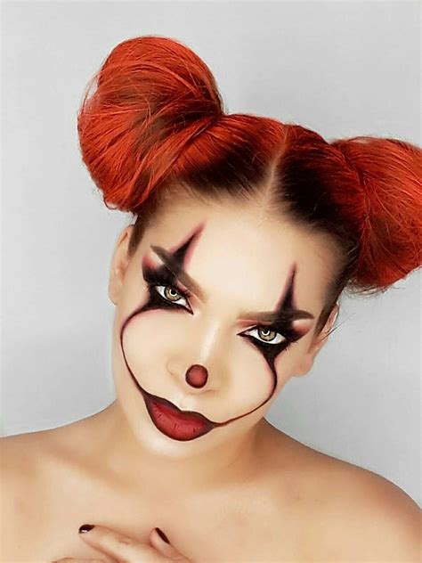 Clown schminken für Damen Anleitungen und viele gruselige Inspirationen Doc Tipps