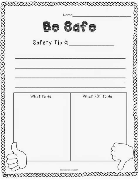 Free Printable Safety Worksheets