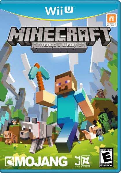 Minecraft Wii U Ntsc Fanmade Cover Wii U Box Art Cover By