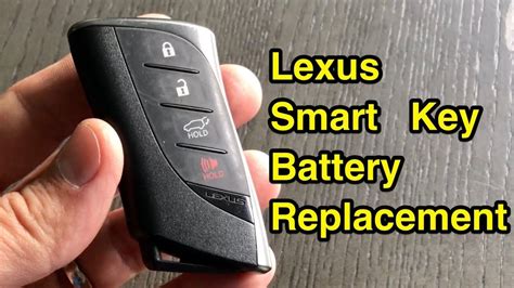 How To Replace Lexus Smart Proximity Key Fob Battery Youtube
