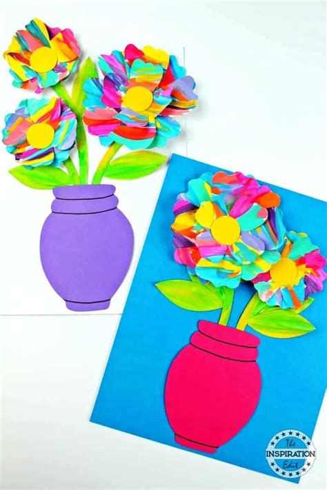 These shape activities for preschoolers encourage your child to identify shapes in. Painted Flower Art And Craft For Preschool · The ...