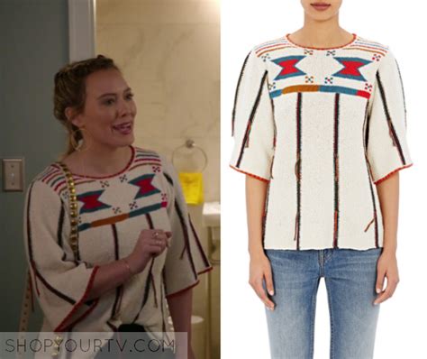 Younger Season 4 Episode 2 Kelseys White Printed Top Shop Your Tv