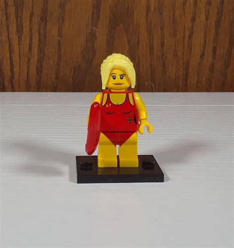 Lego Lifeguard Minifigure From Series 2 In Very Great Condition Please