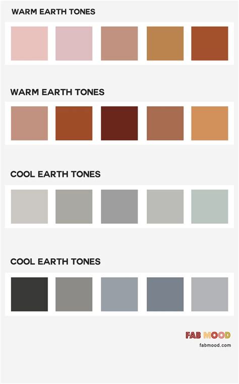 The Different Shades Of Earth Tones