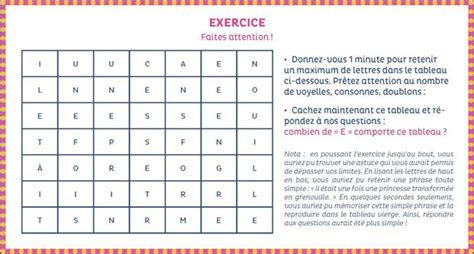 35 Jeux Et Exercices Pour Entrainer Et Booster Votre Mémoire Jean