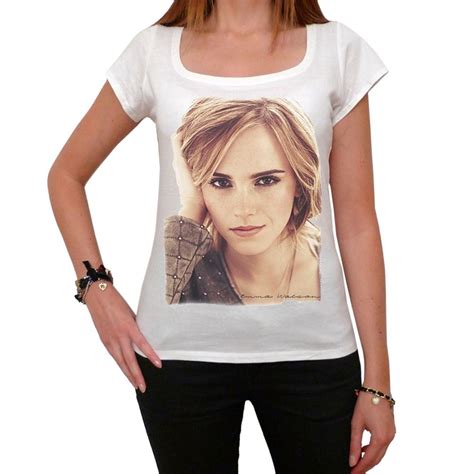 Emma Watson Womens T Shirt Picture Celebrity In T Shirts From Womens