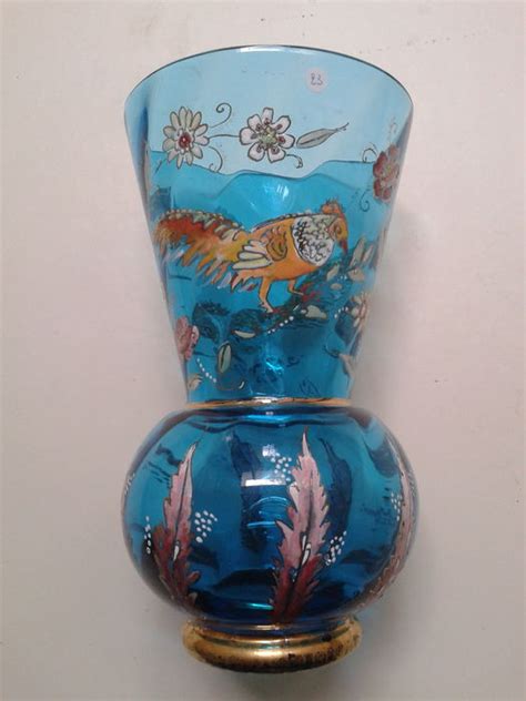 Moser Royo Hand Painted Enameled Vase Catawiki