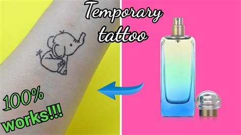 Make Your Own Temporary Tattoo With Paper And Perfume Zerkalovulcan