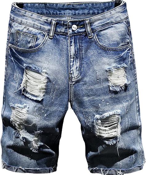 Mens Ripped Jeans Shorts Atelier Yuwa Ciao Jp