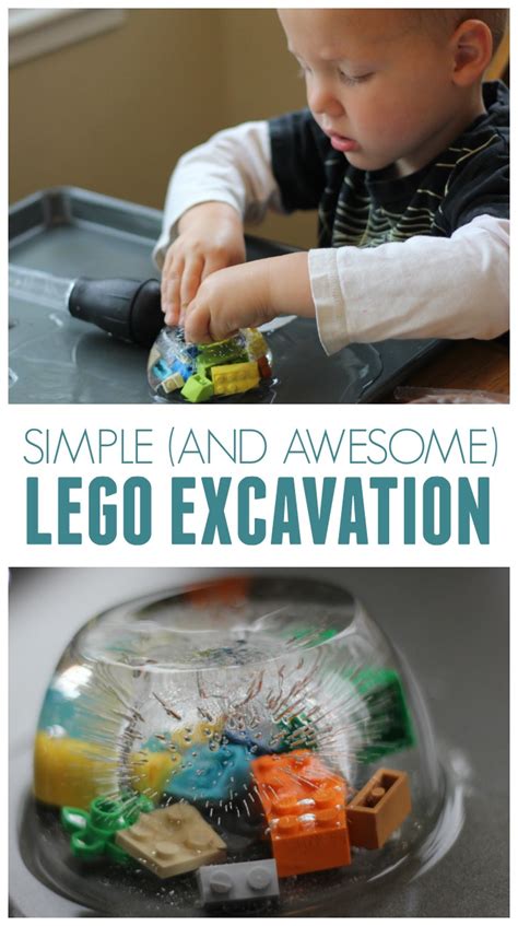 Toddler Approved Simple And Awesome Lego Brick Ice Excavation