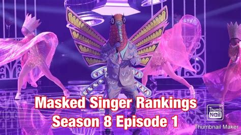 Performance Rankings Masked Singer Season 8 Episode 1 Youtube