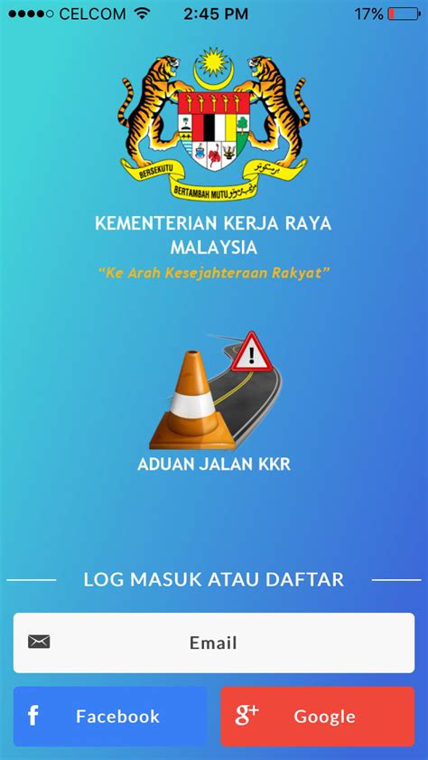 Hari gini masih pakai lampu pijar? Aplikasi 'Aduan Jalan KKR v2.0' mudahkan pengguna buat ...