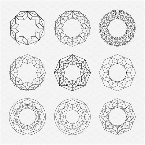Geometrical Shapes Drawing In Circle Musicforruby