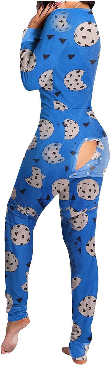Naioewe One Piece Pajamas For Women With Butt Flap