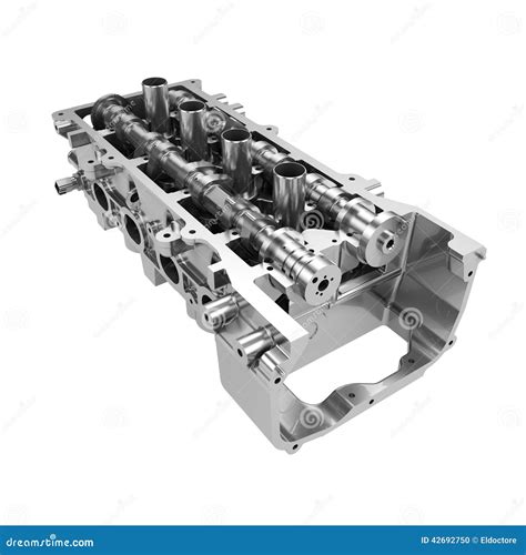 Car Engine Cylinder Head Isolated Stock Illustration Image 42692750